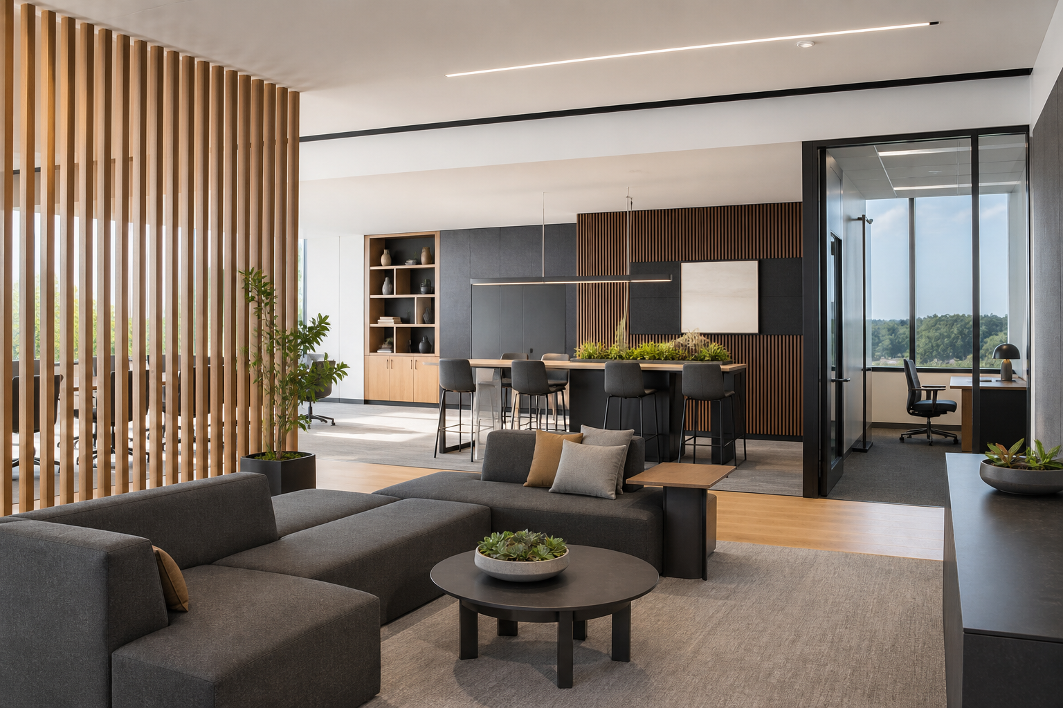 Office breakaway and lounge area